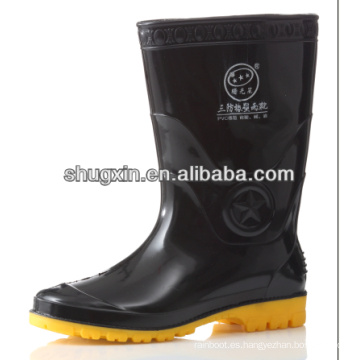 botas de lluvia larga alta moda hombre por mayor